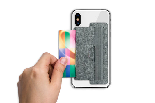 Phone Buddy - 3 in 1 Multipurpose Phone Holder with strap, stand and card pocket