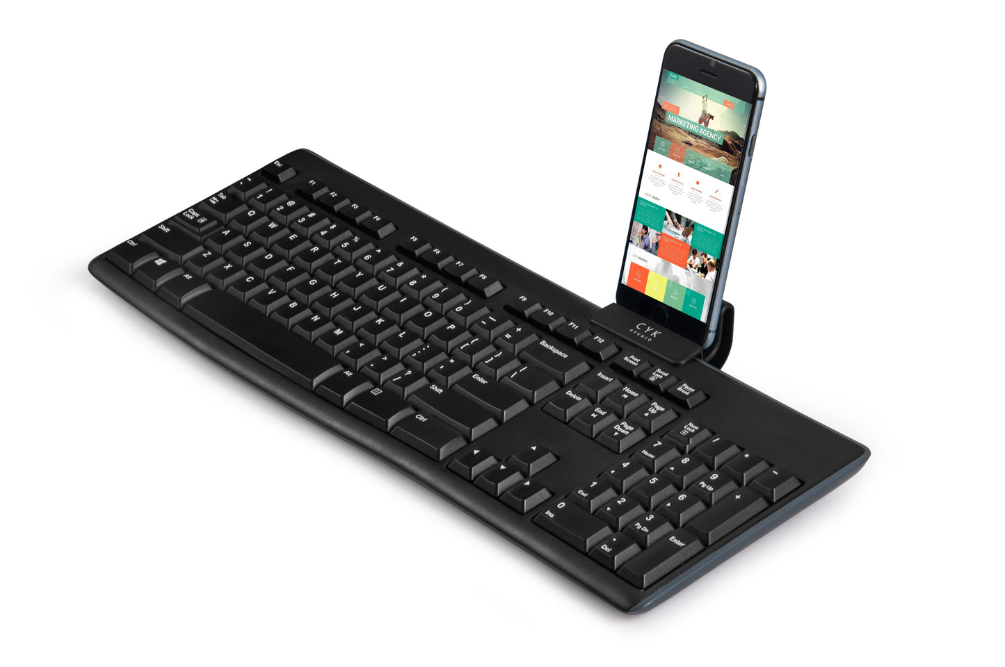 K Clip - Keyboard Clip Phone Stand