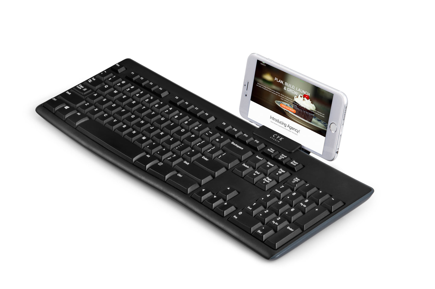 K Clip - Keyboard Clip Phone Stand